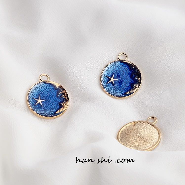 【P094】Moon and Stars charms -High quality charms