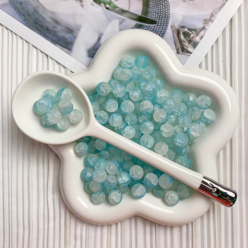 【H062】 10mm Sky and Clouds - High quality glass beads