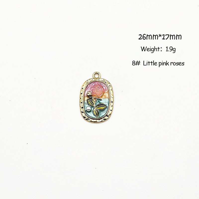 【P303】Monnai's Flower - High quality charms (pack offline)