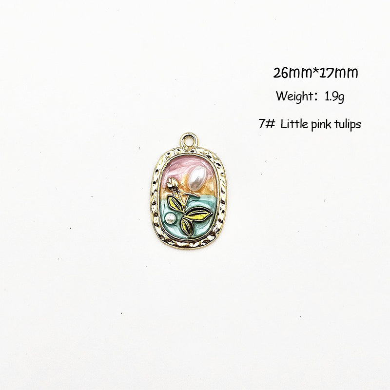 【P303】Monnai's Flower - High quality charms (pack offline)