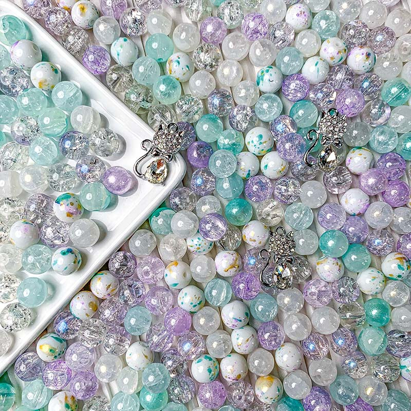【A581】Cat'ch Spring - High quality glass beads(pack on live)