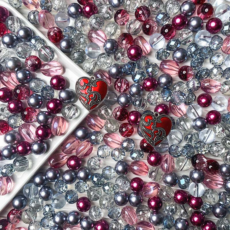 【A603】Ice Wine - High quality glass beads(pack on live)