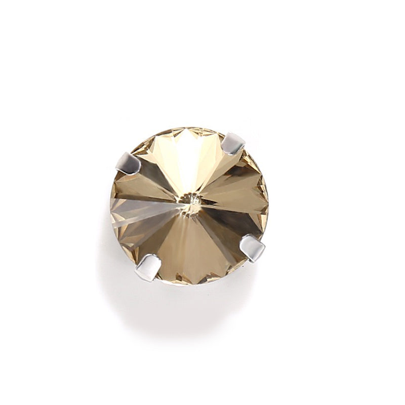 【A609】Round Glass Diamond - High quality glass beads(pack on live)
