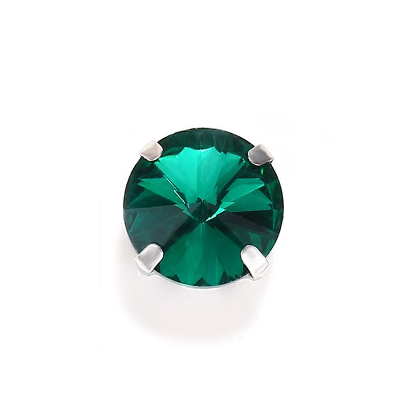 【A609】Round Glass Diamond - High quality glass beads(pack on live)