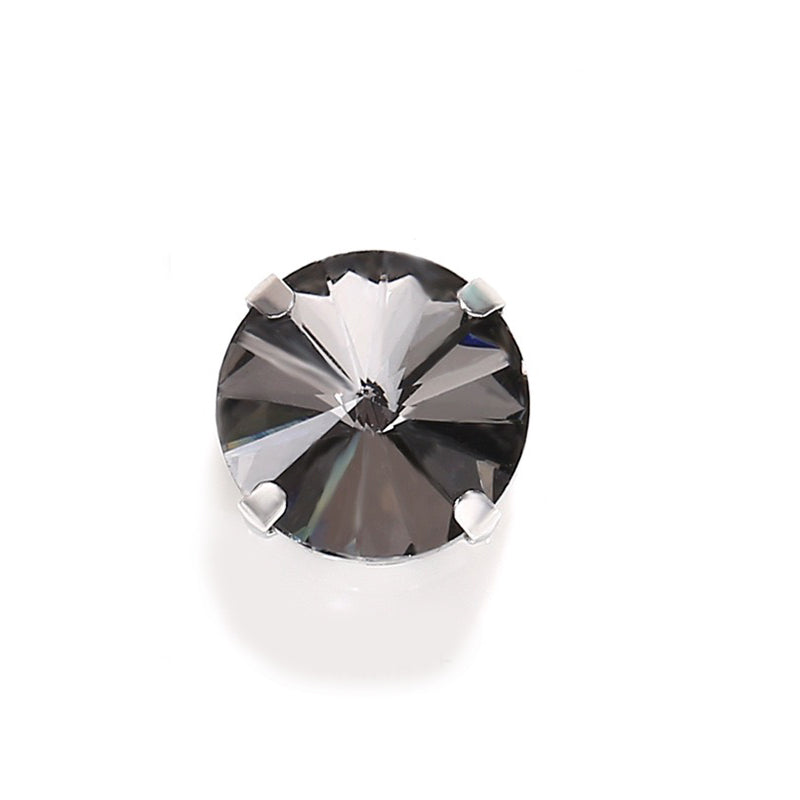【A609】Round Glass Diamond - High quality glass beads(pack on live)