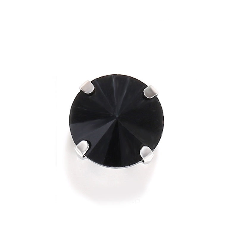 【A609】Round Glass Diamond - High quality glass beads(pack on live)