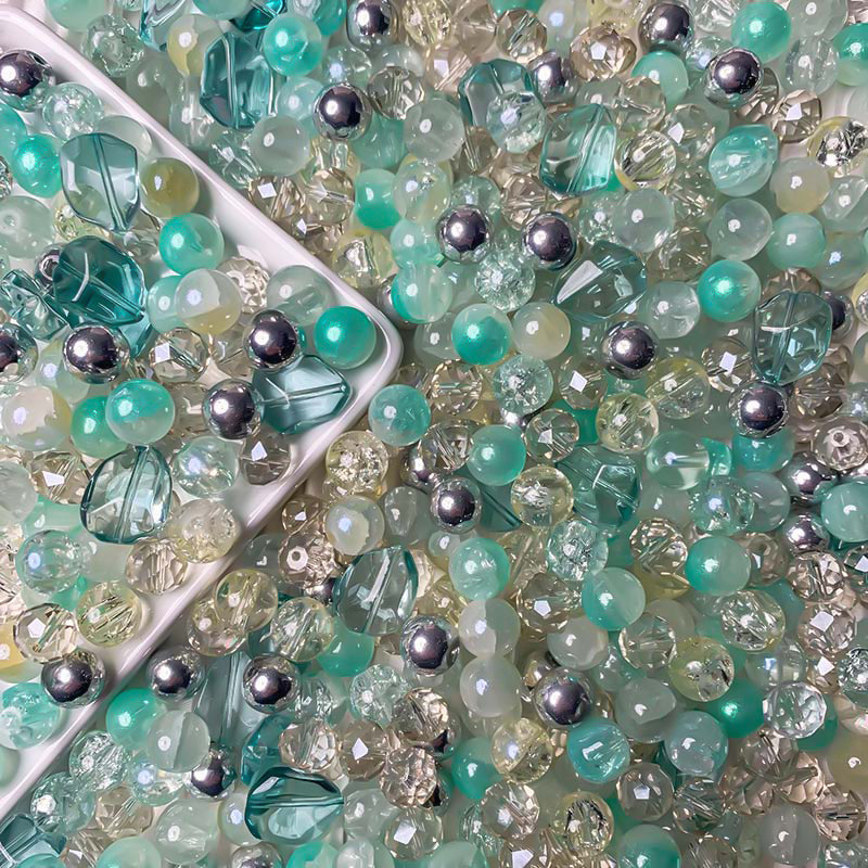 【A613】Isle Waters - High quality glass beads(pack on live)