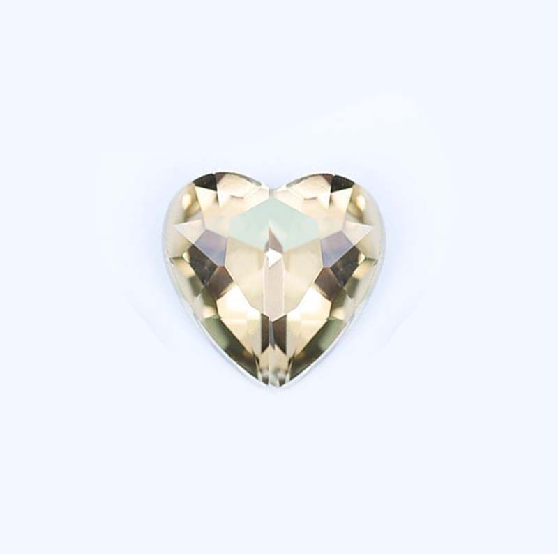 【A612】Heart Glass Diamond - High quality glass beads(pack on live)
