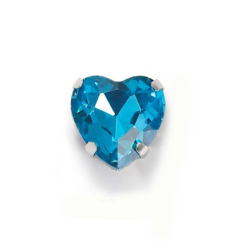 【A612】Heart Glass Diamond - High quality glass beads(pack on live)