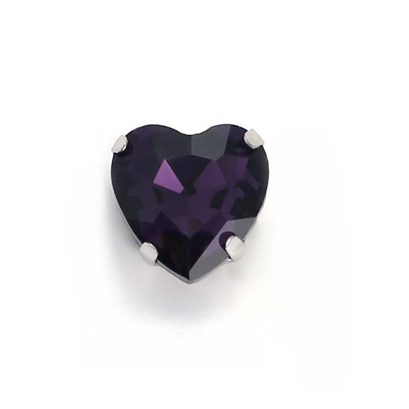【A612】Heart Glass Diamond - High quality glass beads(pack on live)
