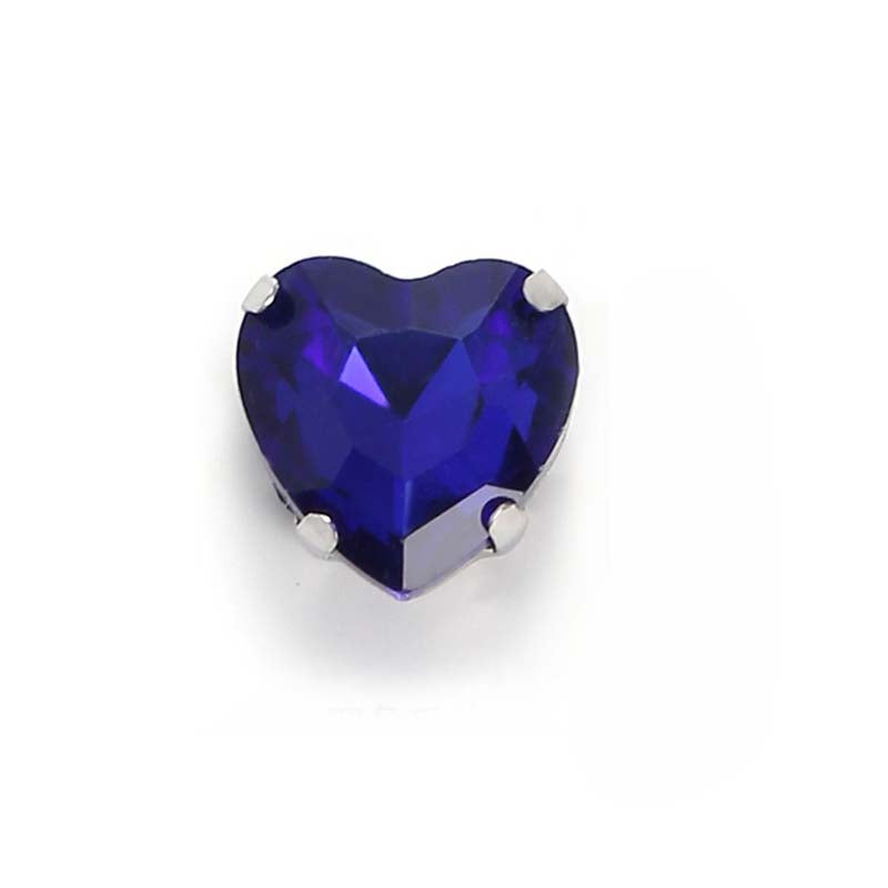 【A612】Heart Glass Diamond - High quality glass beads(pack on live)