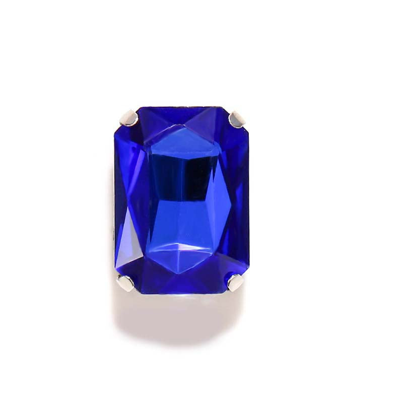【A615】 Rectangle Glass Diamond - High quality glass beads(pack on live)