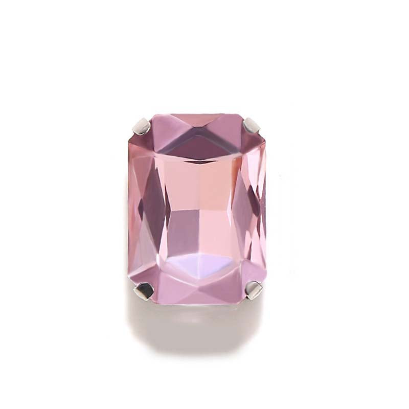 【A615】 Rectangle Glass Diamond - High quality glass beads(pack on live)