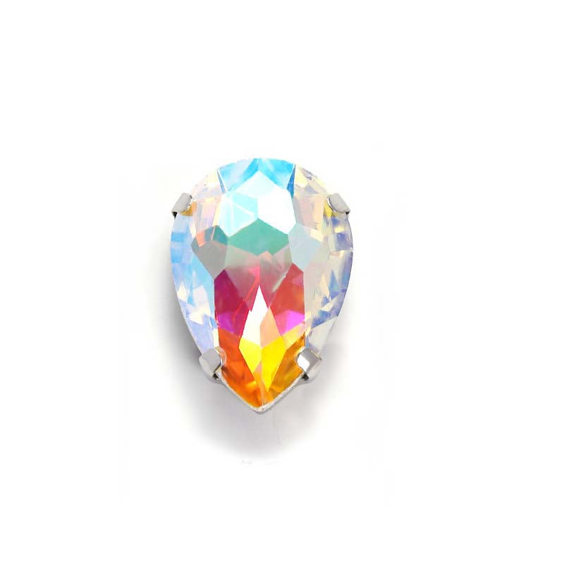 【A618】 Water Drop Glass Diamond - High quality glass beads(pack on live)