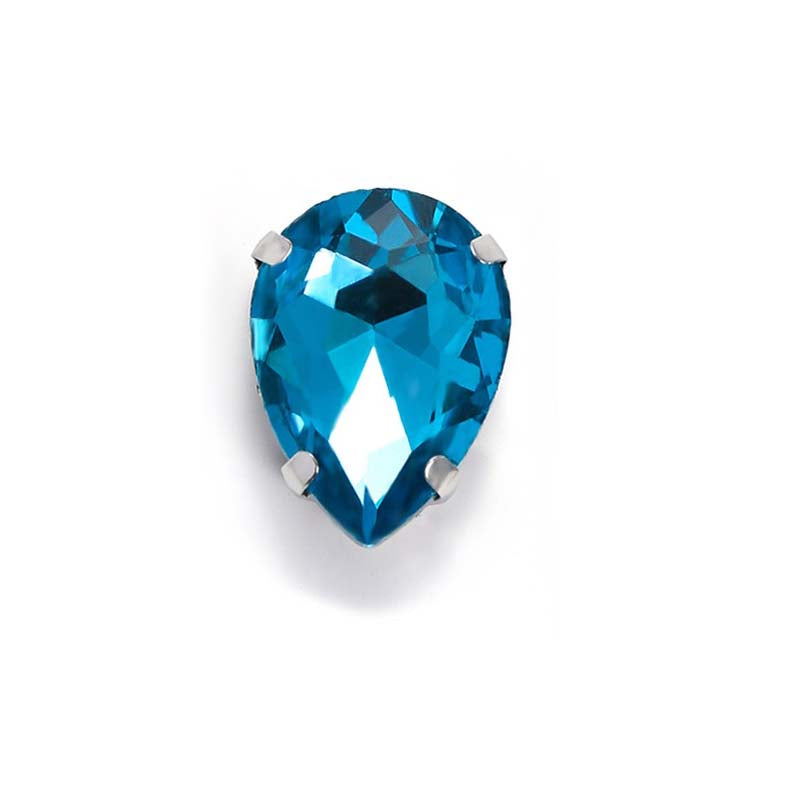 【A618】 Water Drop Glass Diamond - High quality glass beads(pack on live)
