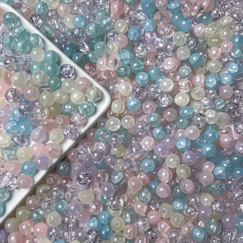 【A623】Soft Dreams - High quality glass beads(pack on live)