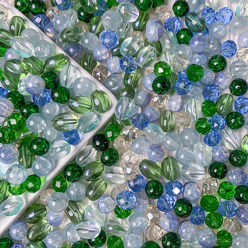【A637】Rain Pools - High quality glass beads(pack on live)