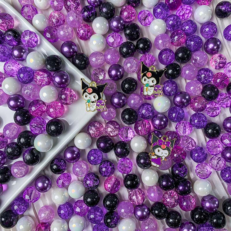 【A638】KuKu Kiss - High quality glass beads(pack on live)