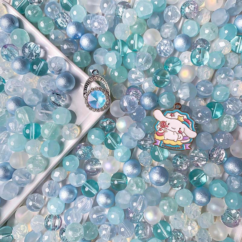 【A643】Cinna Sky - High quality glass beads(pack on live)