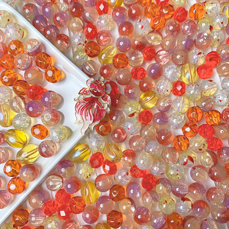 【A644】Lucky Splash 4.0 - High quality glass beads(pack on live)