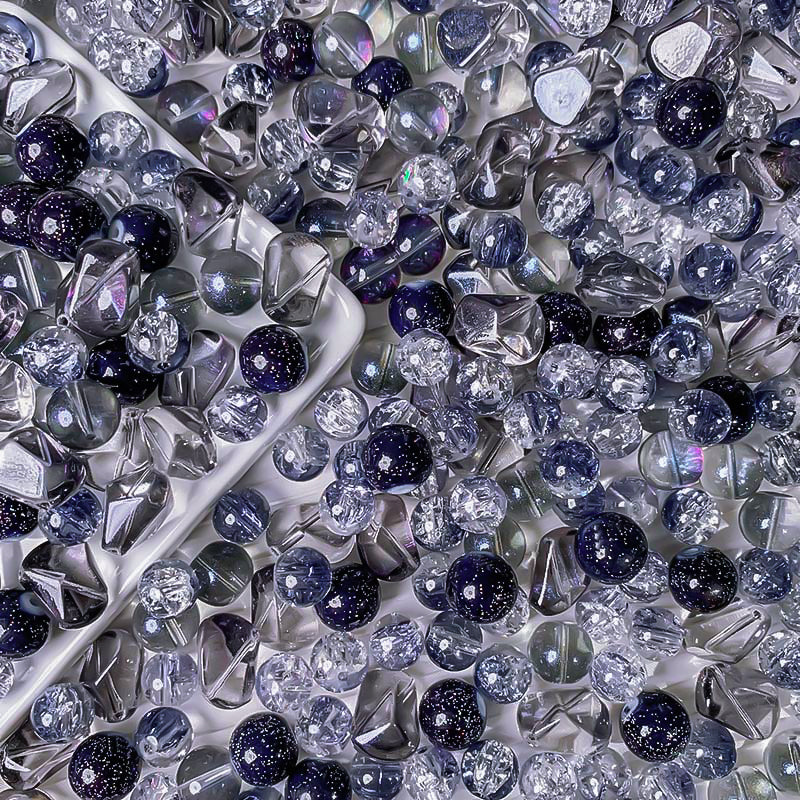 【A652】Meteor Shower - High quality glass beads(pack on live)