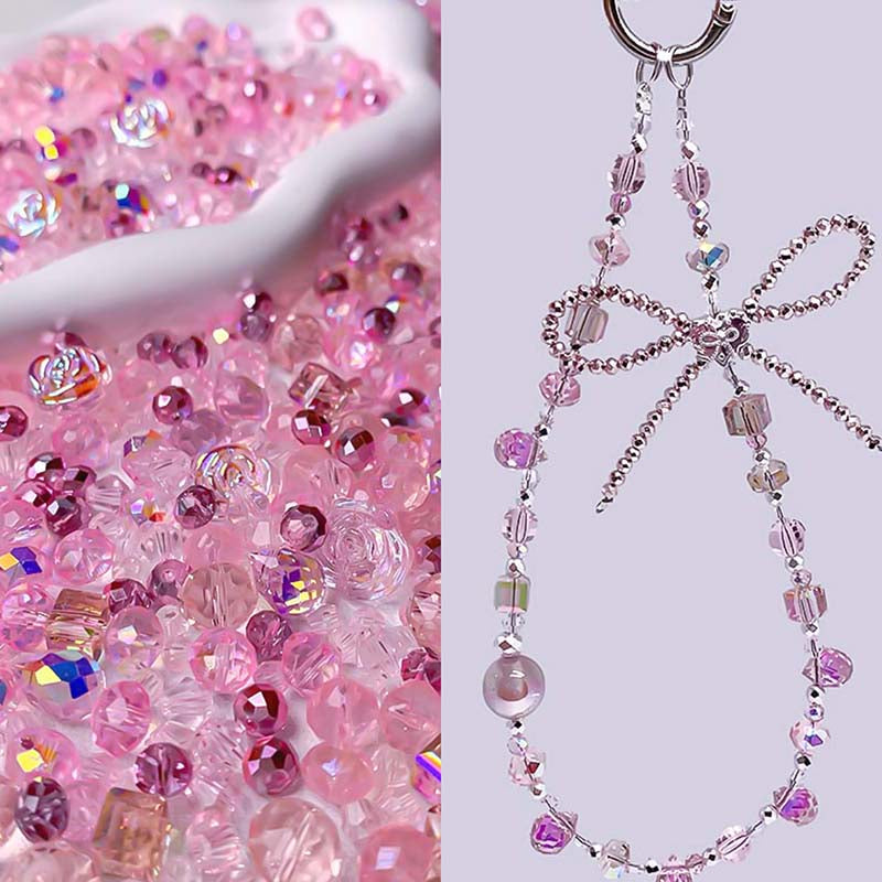 【A658】Rosy Starburst - High quality glass beads (pack on live)