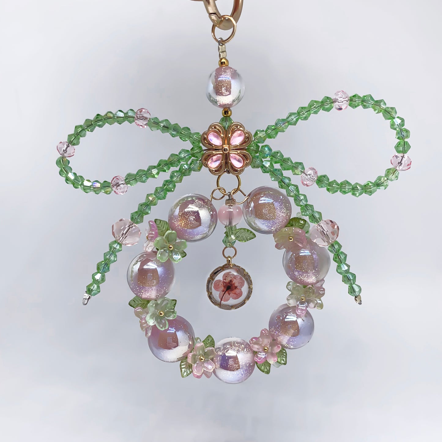 【A658】Rosy Starburst - High quality glass beads (pack on live)