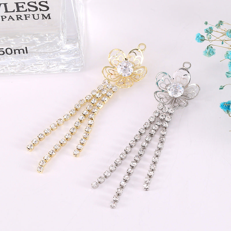 【P321】Flower Tassel for Earings/ Phone Charms - High Quality Charms