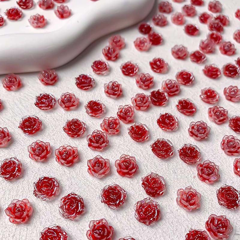 【P318】Soft Flowers - High Quality Charms