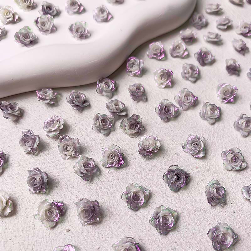 【P318】Soft Flowers - High Quality Charms