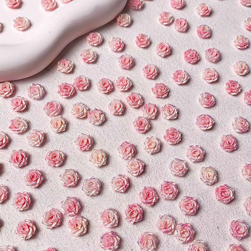 【P318】Soft Flowers - High Quality Charms