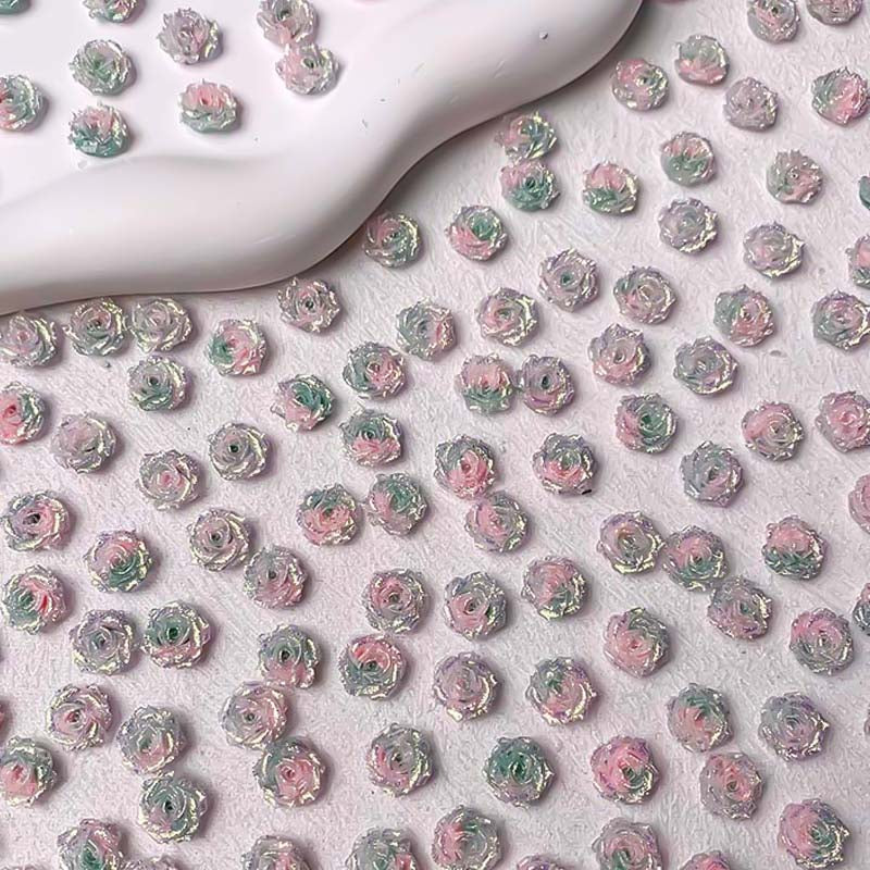 【P318】Soft Flowers - High Quality Charms