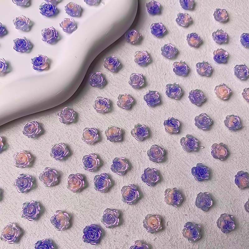 【P318】Soft Flowers - High Quality Charms