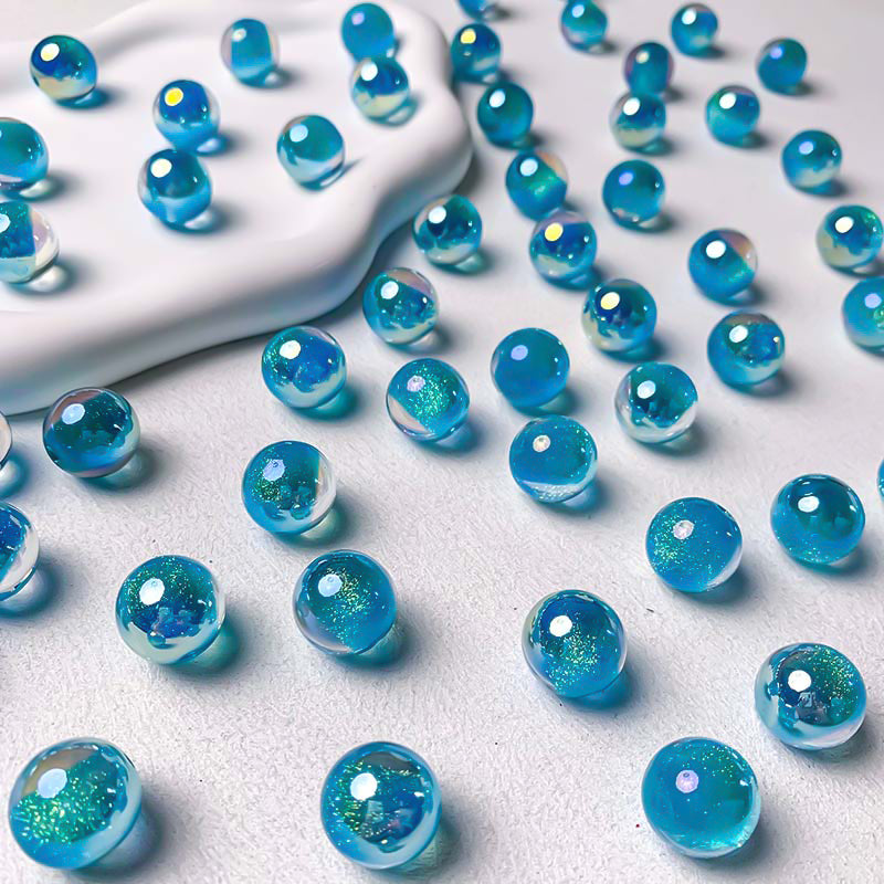 【A666】Ice Castle - High quality glass beads (pack on live)