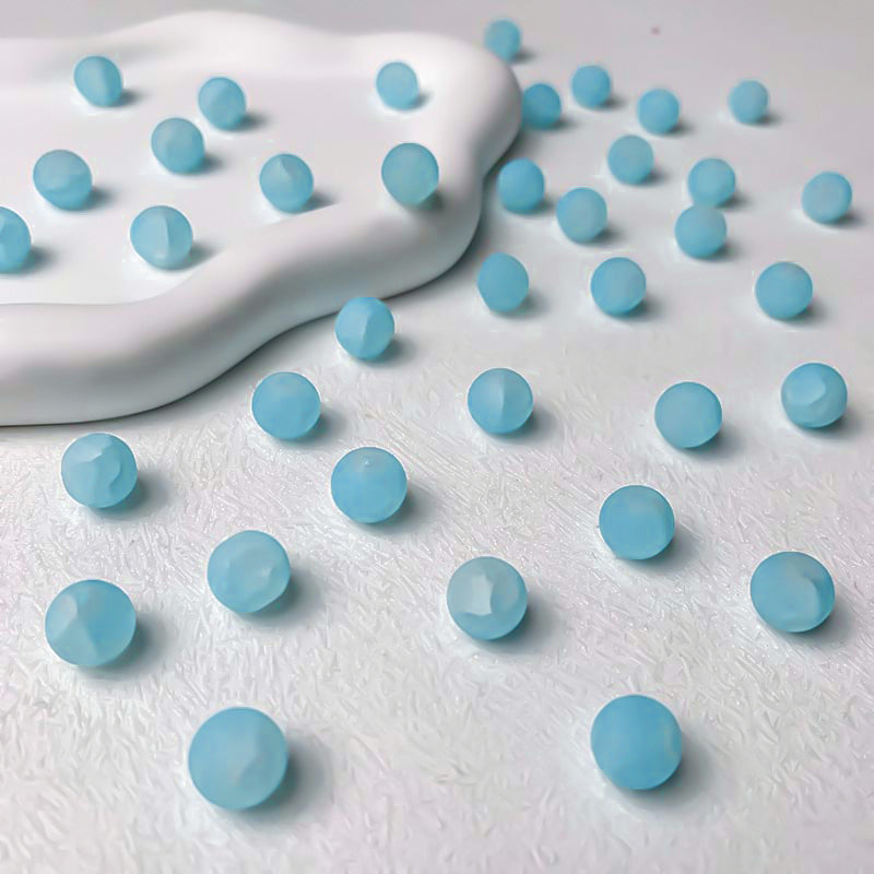 【A698】Frosted Glass Beads - High quality glass beads (pack on live)