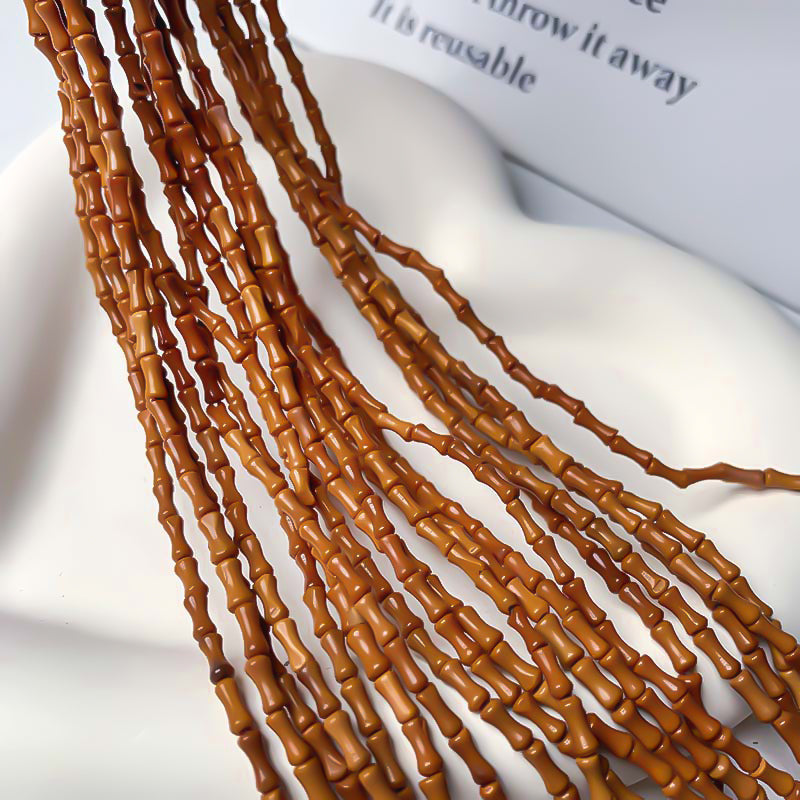【B029】3x6mm Wood Bamboo Beads