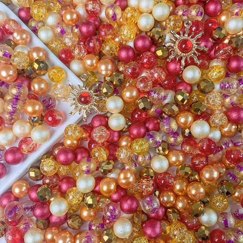 【A667】Sun-kissed - High quality glass beads(pack on live)