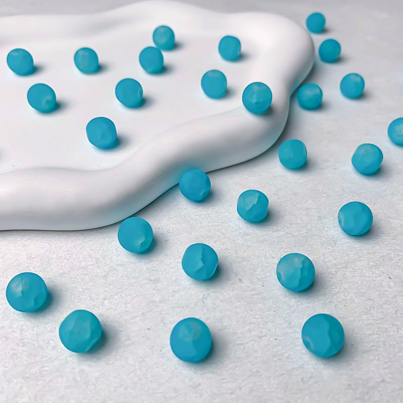 【A698】Frosted Glass Beads - High quality glass beads (pack on live)