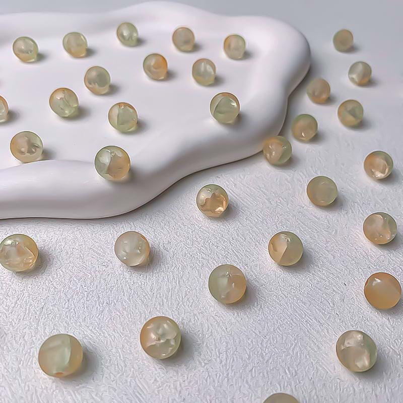 【A698】Frosted Glass Beads - High quality glass beads (pack on live)