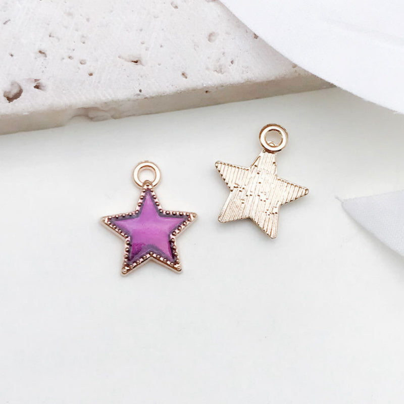 【P094】Moon and Stars charms -High quality charms
