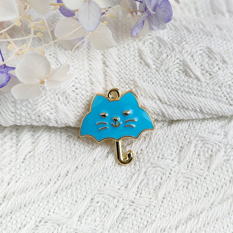 【P084】Blue charms (2pcs)-High quality charms
