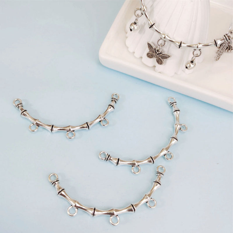 【P061】Half Bangle-High quality charms