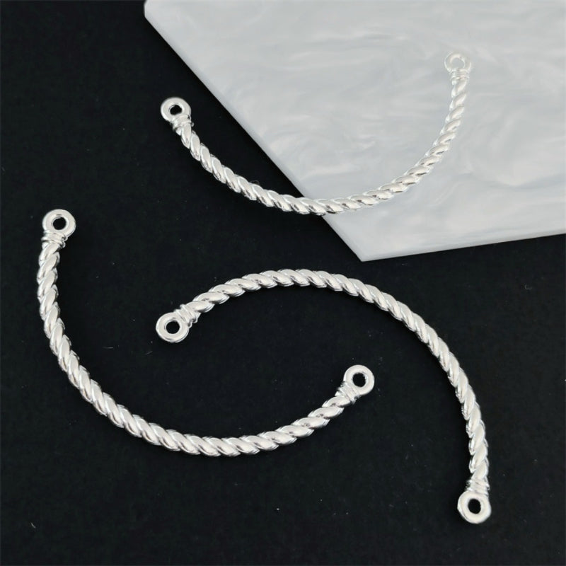【P061】Half Bangle-High quality charms