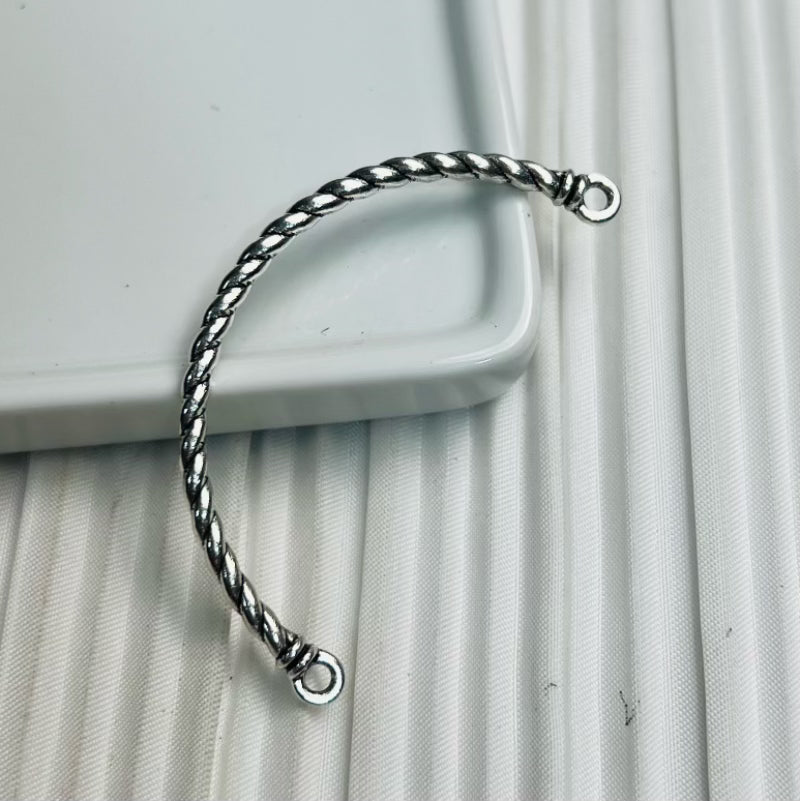 【P061】Half Bangle-High quality charms