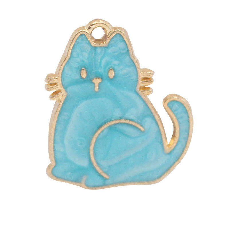 【P084】Blue charms (2pcs)-High quality charms