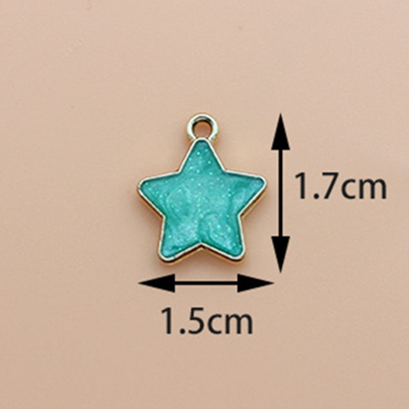 【P084】Blue charms (2pcs)-High quality charms