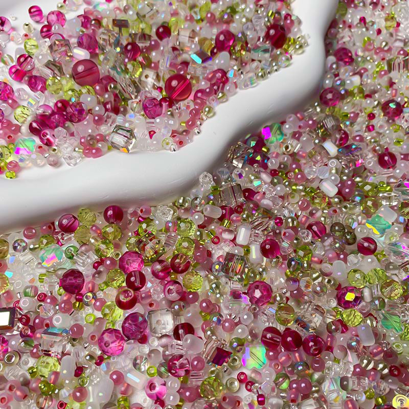 【S271】Raspberry Garden - High Quality Seed Beads