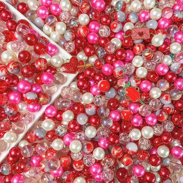 【A685】Lover - High quality glass beads (pack on live)