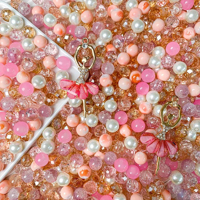 【A712】Fancy Celebrity - High quality glass beads (pack on live)