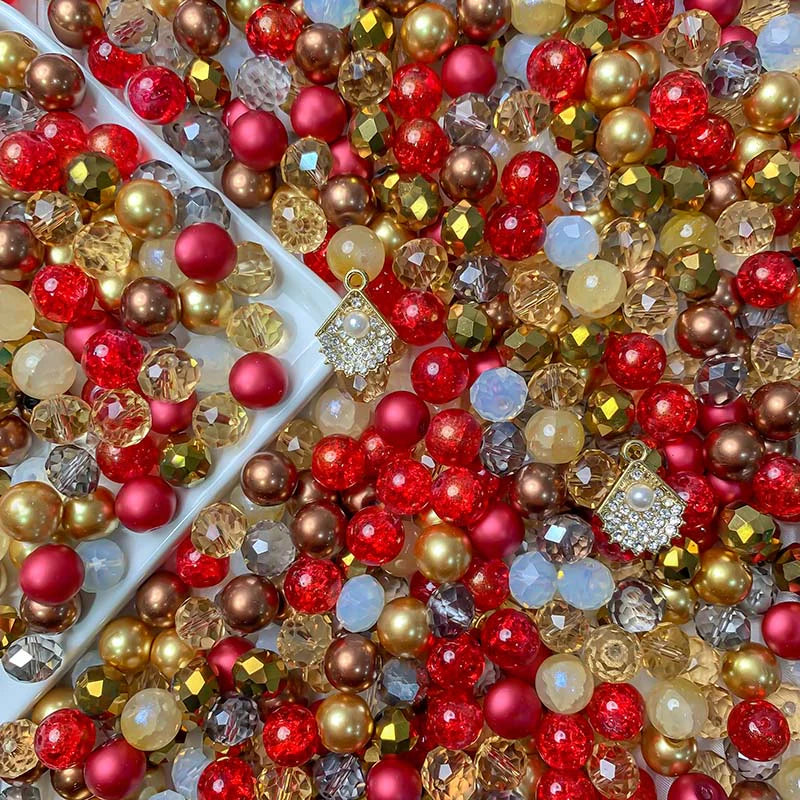 【A688】Night Ball - High quality glass beads (pack on live)